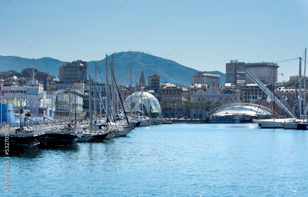 Port of the city of Genoa