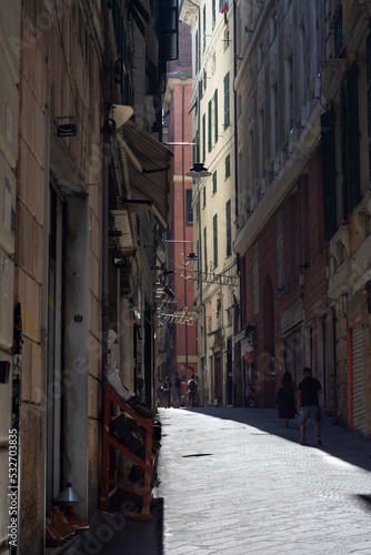 Streets and buildings of the city of Genova © I.Ruiz