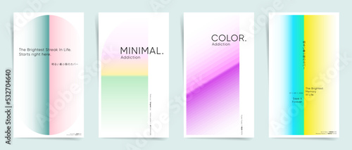 Minimal colorful abstract story posts set. Modern geometric covers design. Clean Corporate Business background. Vector design for social media posts, stories, posters, covers, banners.
