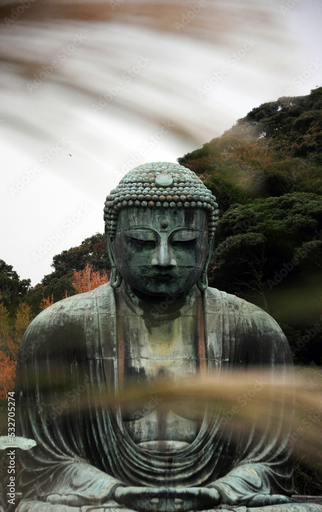 Kamakura buddha, Temple Japan. Kamakura buddha, Temple Japan.