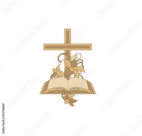 GOLD EMBROIDERY FOR LITURGICAL CLOTHES AND SACRED CEREMONIES. SACRED CATHOLIC SYMBOLS IN ANCIENT STYLE WITH GOLDEN DECORATIONS