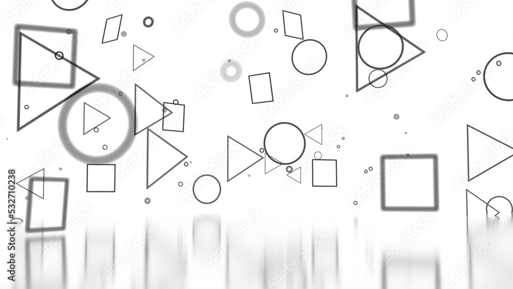 Abstract background with colored geometric shapes. 3d render illustration Abstract background with colored geometric shapes. 3d render illustration