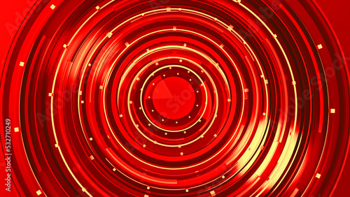 Abstract background. 3d render illustration, template for design red color