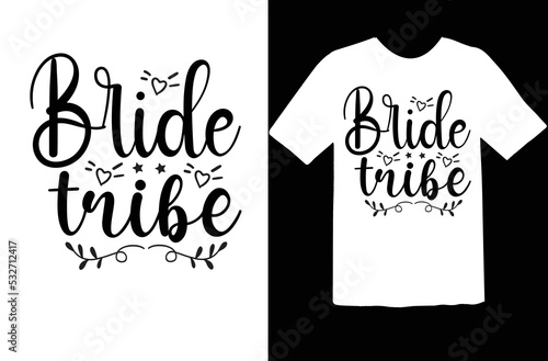 Bride tribe svg design