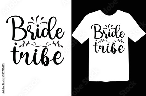 Bride tribe svg design