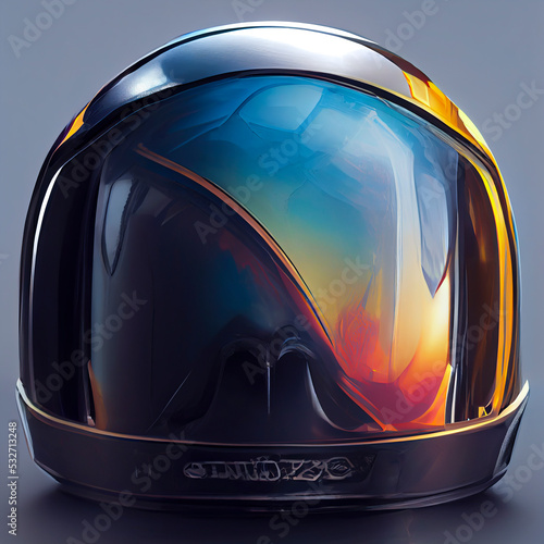Military war fighter pilot helmet, image to illustrate science fiction articles