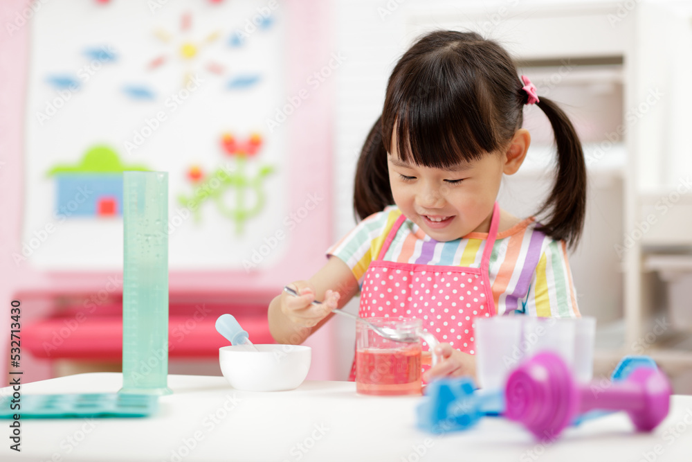 young girl making sweet gems for homeschooling young girl making sweet gems for homeschooling