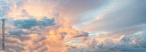 Canvas-taulu Early morning Florida sky