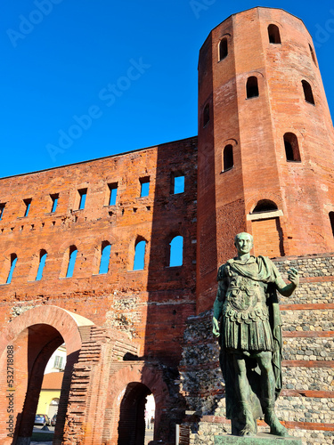 The Porta Palatina was the Porta Principalis Dextera which allowed access from the north to the Augusta Taurinorum, or the Roman civitas now known as Turin photo