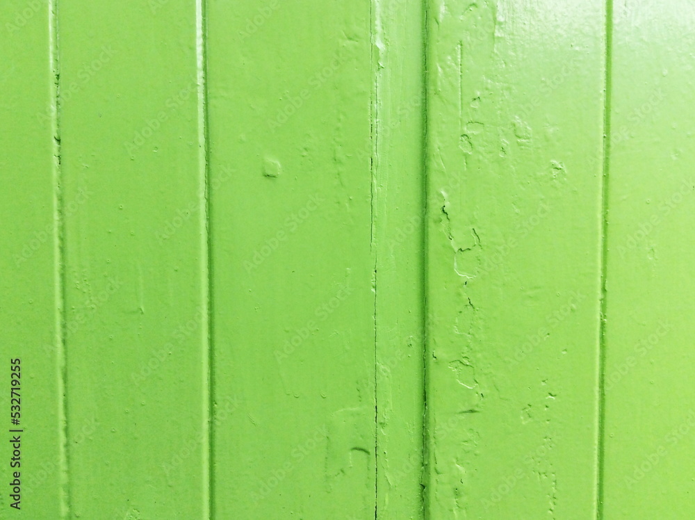 Obraz premium Green Wooden Background.