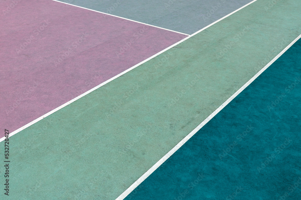 Colorful sports court background