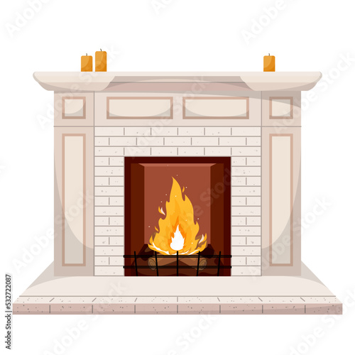 fireplace with burning logs, fireplace with burning firewood