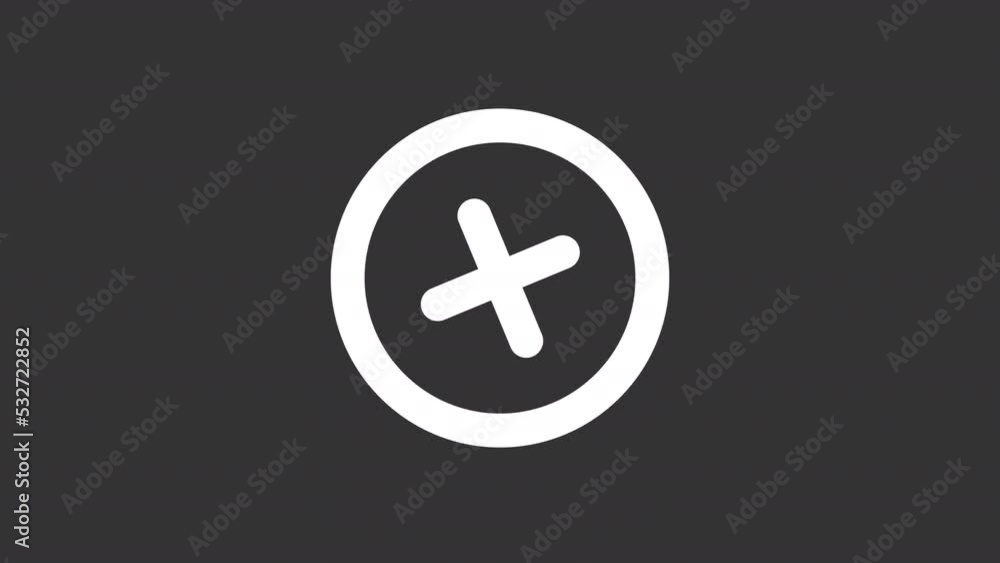 Animated add white line ui icon. Enlargement button. Seamless loop 4k video with alpha channel on transparent background. Isolated user interface symbol motion graphic design for night mode Animated add white line ui icon. Enlargement button. Seamless loop 4k video with alpha channel on transparent background. Isolated user interface symbol motion graphic design for night mode