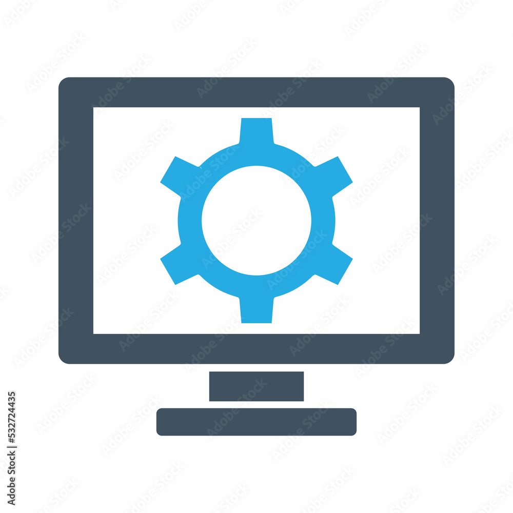 Monitor Setting Vector Icon which is suitable for commercial work and easily modify or edit it
Monitor Setting Vector Icon which is suitable for commercial work and easily modify or edit it