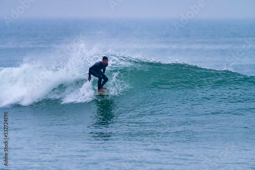 Brazilian surfer in action