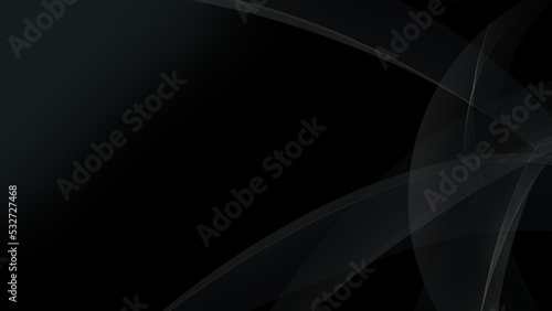 Abstract Black Background with large stroke
