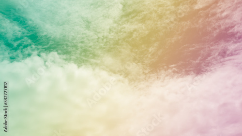 Fototapeta Naklejka Na Ścianę i Meble -  Pink Sky White Cloud Background,Sunlight Day with Sky Wallpaper Backdrop,Mockup Nature Landscape Free Space Backdrop,Card or Poster for Environment Protection,Dramatic Cloudscape Beautiful Pastel.
