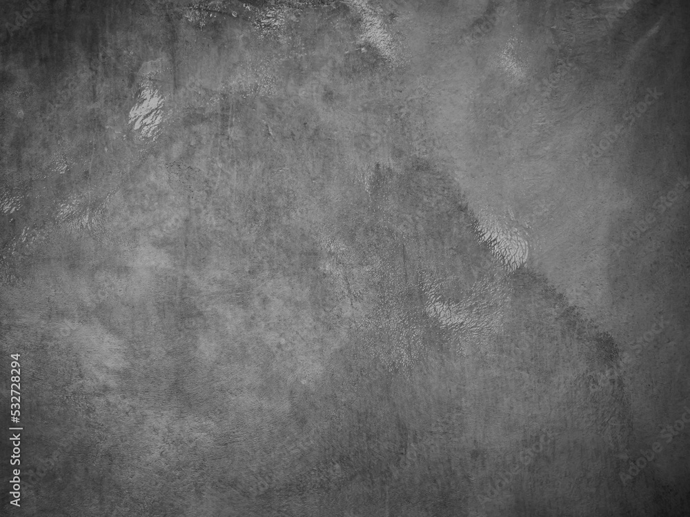 Naklejka premium Gray Cement Wall Background,Texture Surface Grey Paint Dark Black Material Structure Construction Backdrop,Interior Raw Room Studio Mock up Display,Empty Free Space for add Products Presentation.