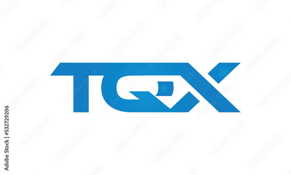 TQX letters Joined logo design connect letters with chin logo logotype icon concept TQX letters Joined logo design connect letters with chin logo logotype icon concept