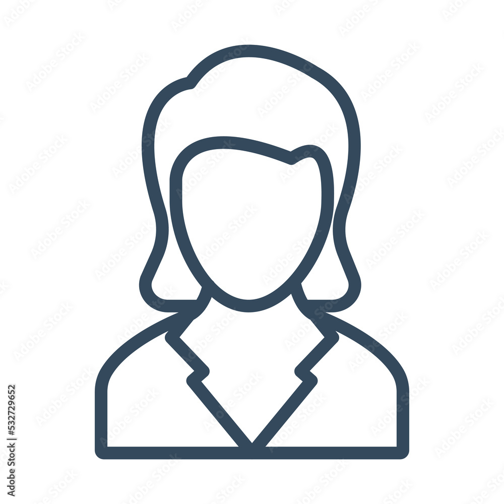 Female Avatar Vector Icon which is suitable for commercial work and easily modify or edit it
Female Avatar Vector Icon which is suitable for commercial work and easily modify or edit it
