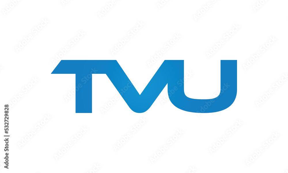 TVU letters Joined logo design connect letters with chin logo logotype icon concept
TVU letters Joined logo design connect letters with chin logo logotype icon concept
