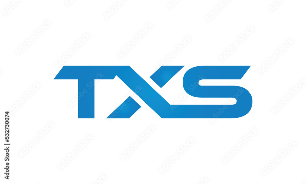 TXS letters Joined logo design connect letters with chin logo logotype icon concept
TXS letters Joined logo design connect letters with chin logo logotype icon concept