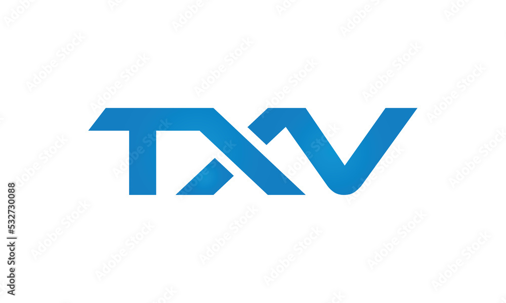 TXV letters Joined logo design connect letters with chin logo logotype icon concept
TXV letters Joined logo design connect letters with chin logo logotype icon concept