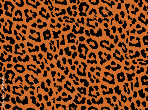 Seamless leopard pattern  animal print.