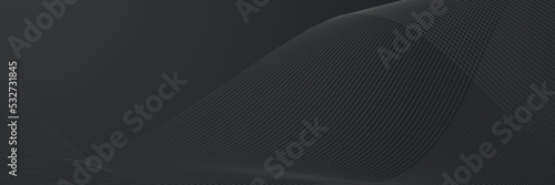 abstract Illustration. luxurious black line background