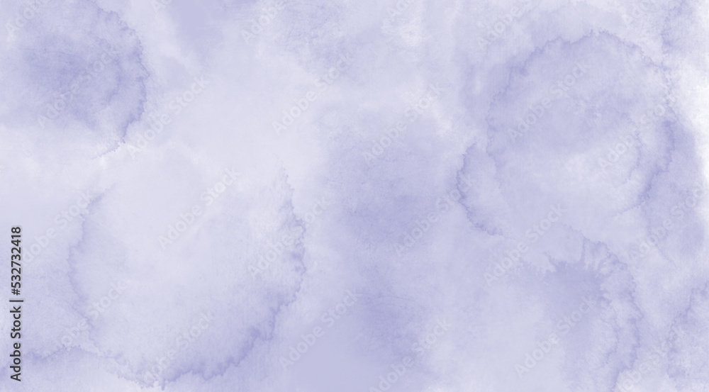 watercolor illustration abstract composition in purple colors