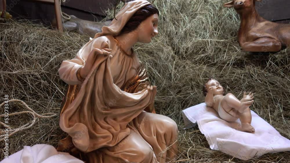 Nativity Figures Christmas Manger