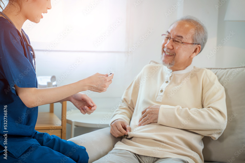 Nurse injects a diabetic injection on a patient's stomach,Medical treatment. Nurse injects a diabetic injection on a patient's stomach,Medical treatment.