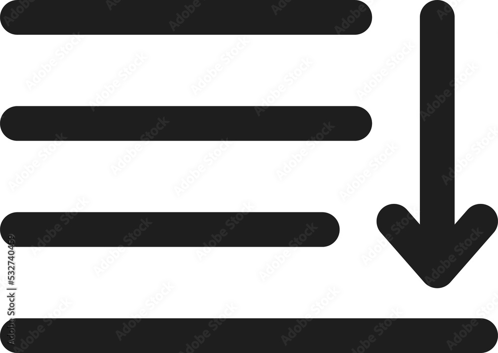 Hamburger menu mobile app button, dropdown icon Hamburger menu mobile app button, dropdown icon