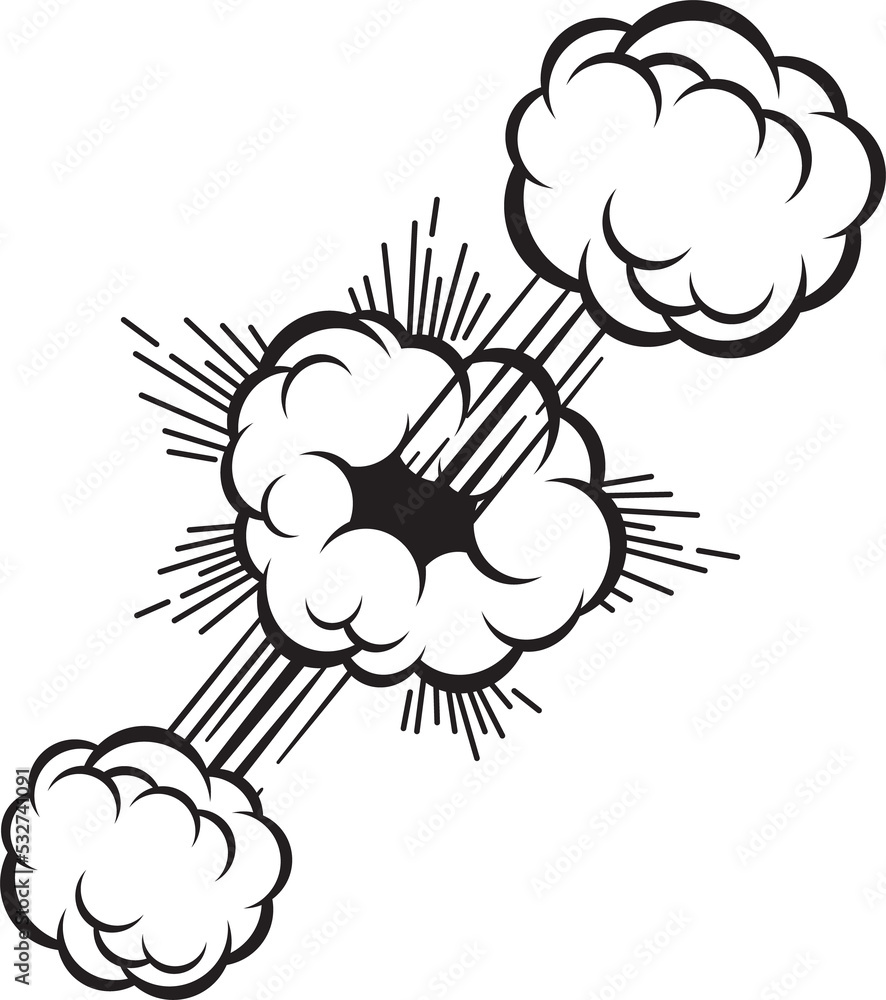 Cloud with moving trail speed trail effect, burst Cloud with moving trail speed trail effect, burst