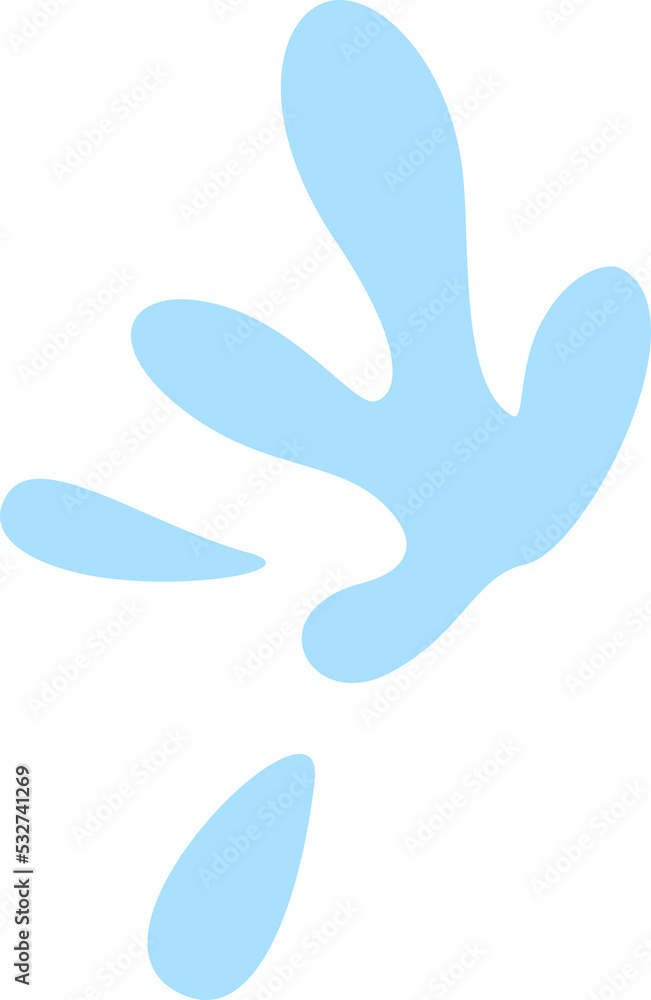 Aqua blob, water drops splashes cartoon tears sign Aqua blob, water drops splashes cartoon tears sign