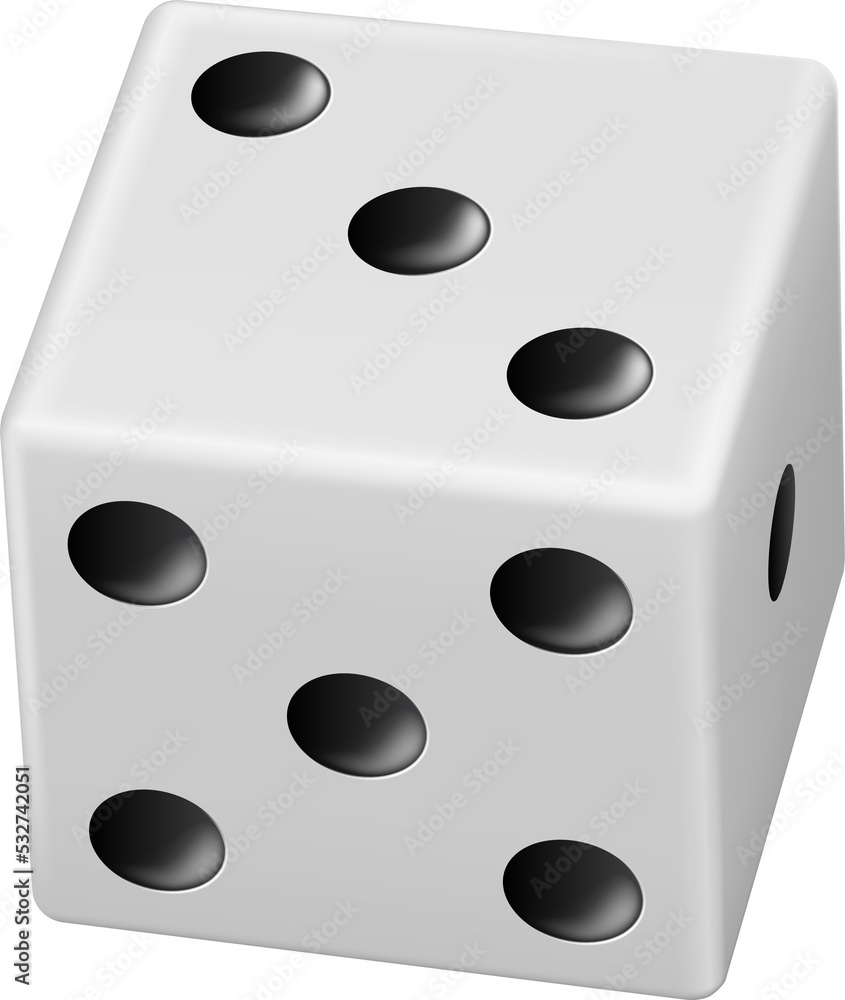 Realistic dice for gambling and board games 3d Realistic dice for gambling and board games 3d