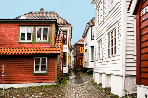 street in Bergen Oslo © Izabela
