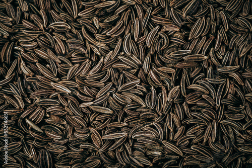 Cumin seeds or caraway background