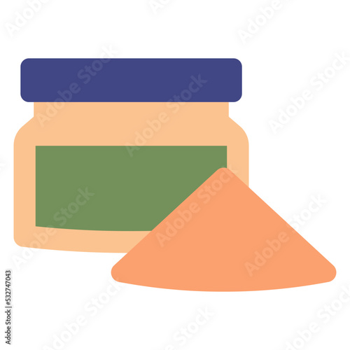 cosmetic face powder