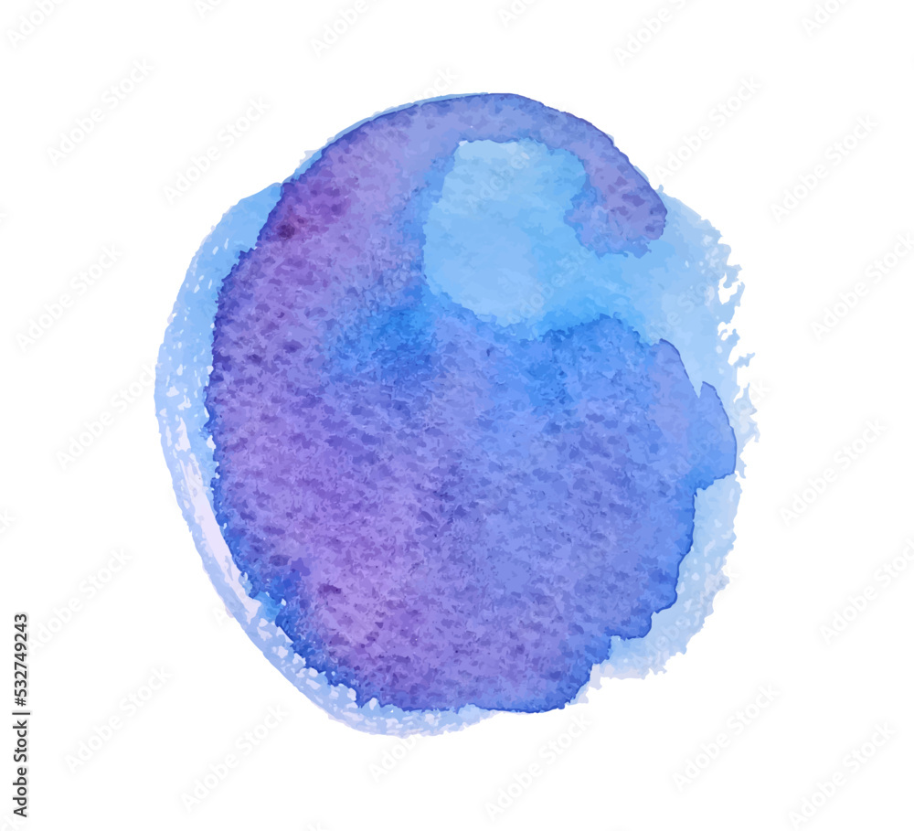 Hand drawn colorful art. Aquarelle spot on isolated white. Colored blotch. Watercolour splotch. Paint and ink smudges. Abstract stain Hand drawn colorful art. Aquarelle spot on isolated white. Colored blotch. Watercolour splotch. Paint and ink smudges. Abstract stain