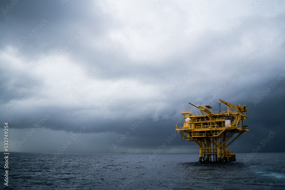 Storms are coming on remote offshore oil and gas rigs that produce raw ...