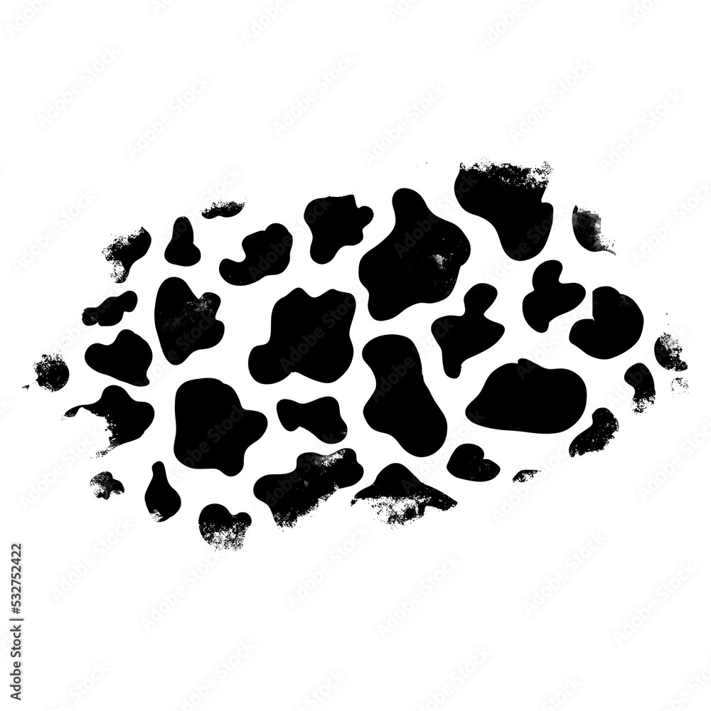 Fototapeta premium Cow Print Splash