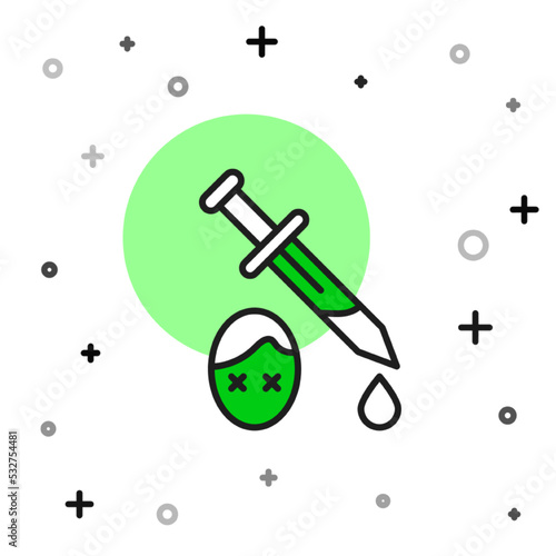 Filled outline Sword with blood icon isolated on white background. Medieval weapons knight and soldier. Symbol of murder. Vector
