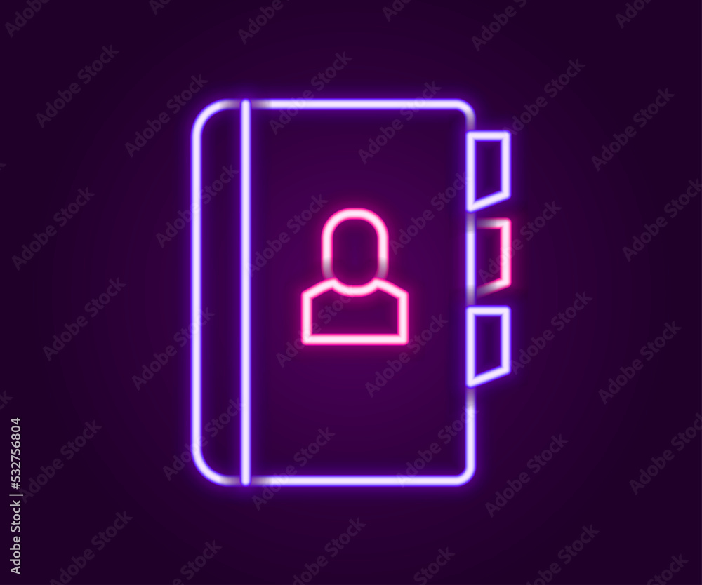 Glowing neon line Resume icon isolated on black background. CV application. Searching professional staff. Analyzing personnel resume. Colorful outline concept. Vector Glowing neon line Resume icon isolated on black background. CV application. Searching professional staff. Analyzing personnel resume. Colorful outline concept. Vector