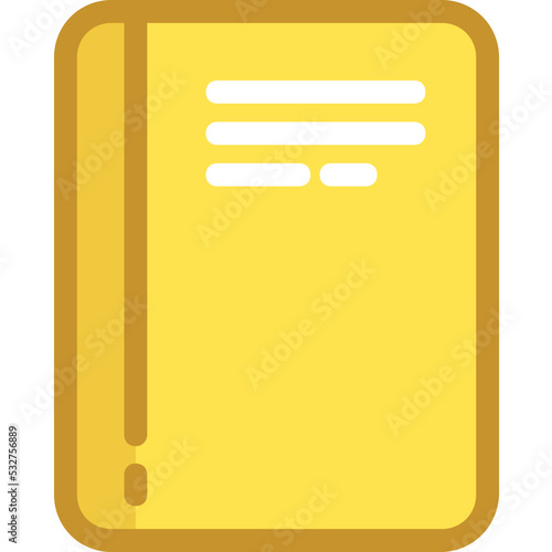 Memo Book Vector Icon 