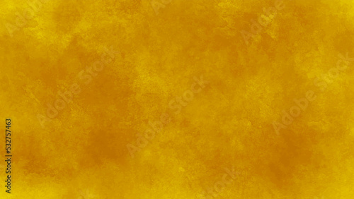 Abstract gold stucco wall texture, plaster yellow pattern background. Orange wallpaper with rough surface texture.