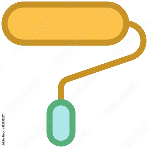 Paint Roller Vector Icon 