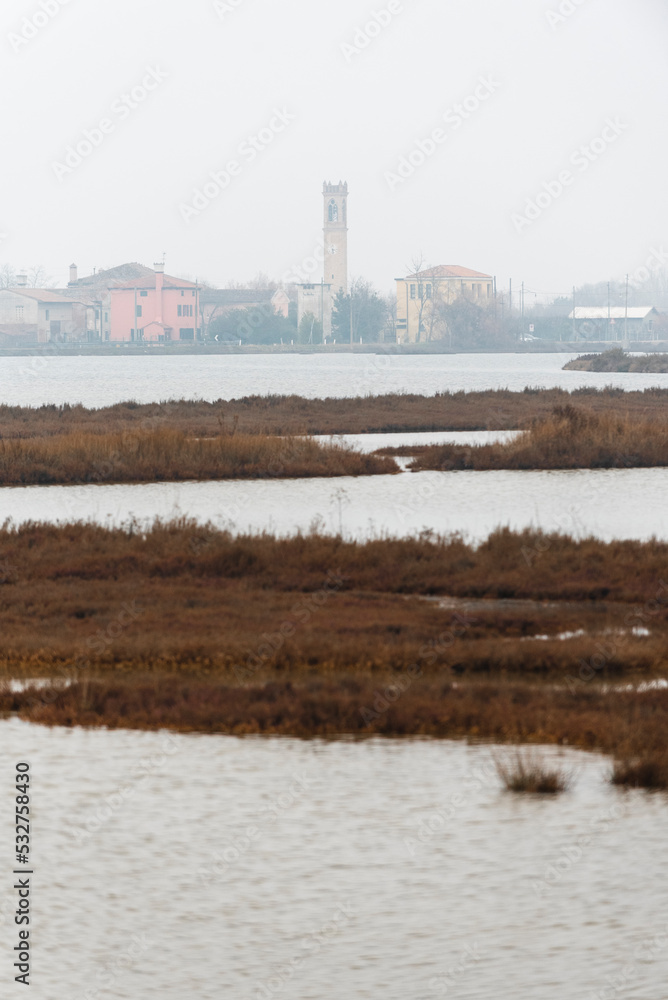 Lio Piccolo lagoon near Venice Italy