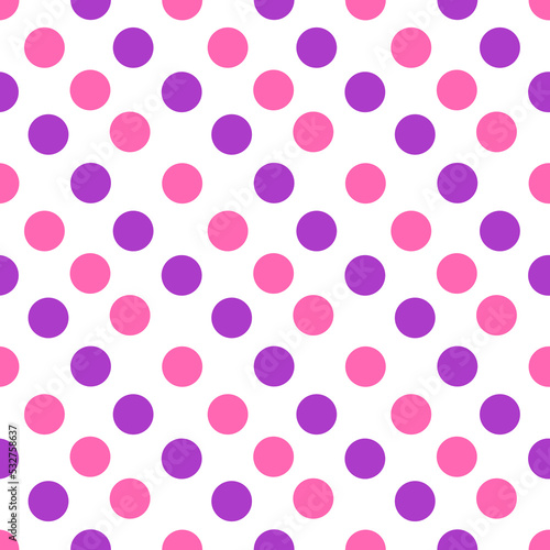 seamless polka dots pattern design