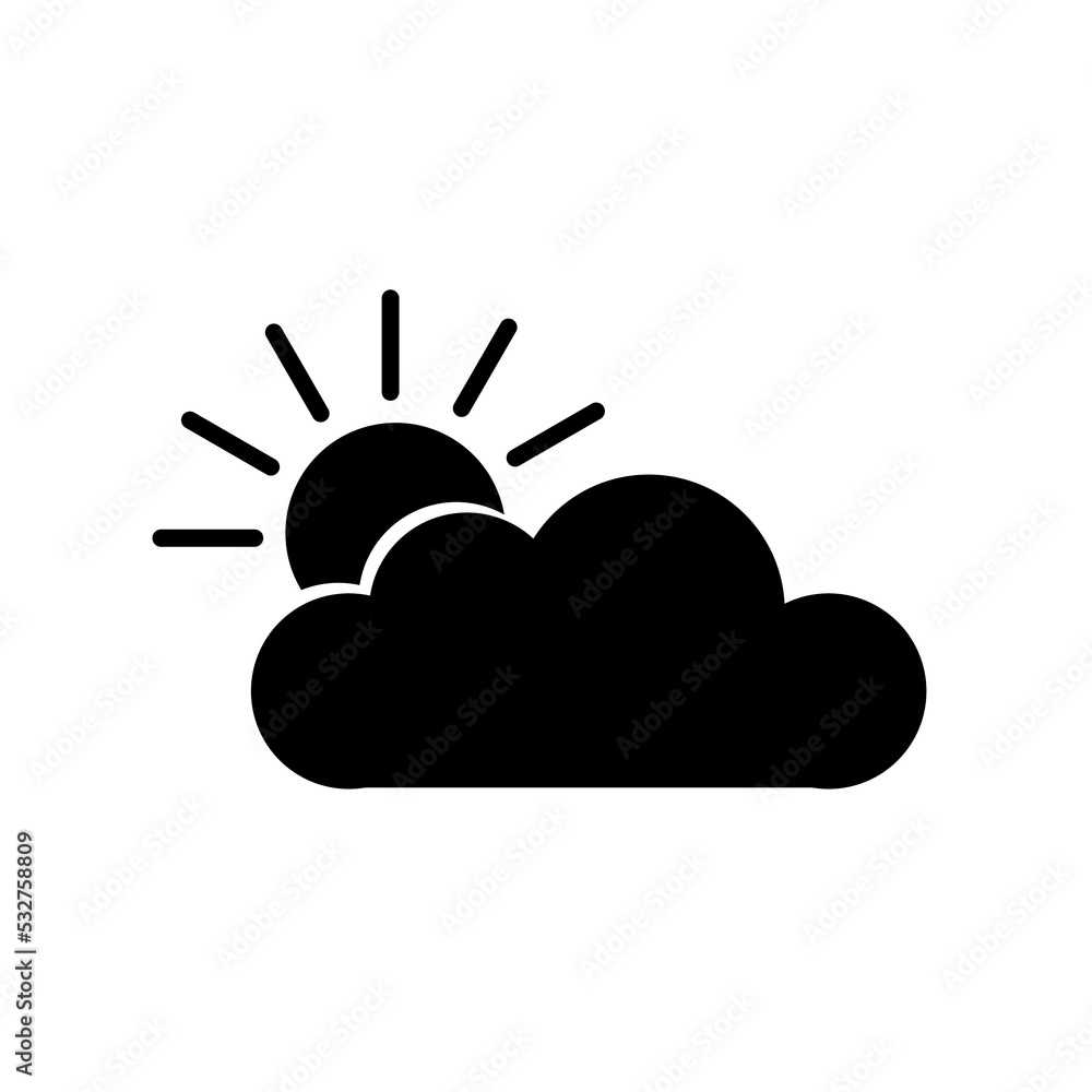 Graphic flat weather icon for your design and website Graphic flat weather icon for your design and website